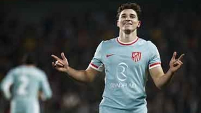 Cuatro goles argentinos en la goleada de Atlético Madrid