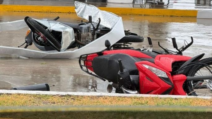 Temporal en Marcos Juárez y zona provocó destrozos, accidentes y el vuelco de un camión