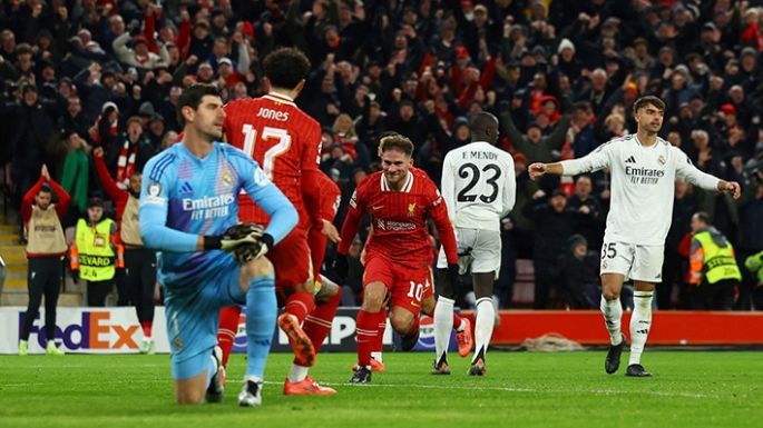 El líder Liverpool venció a Real Madrid con un gol de Alexis MacAllister