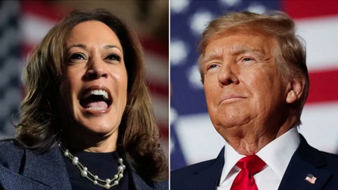 Trump, Harris y una tensa espera