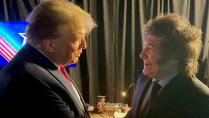 Milei quiere ver a Trump