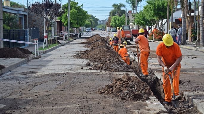 Avanza la obra de repotenciación y recambio de cañería de agua