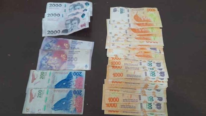 Uno robó dinero y otro una bicicleta