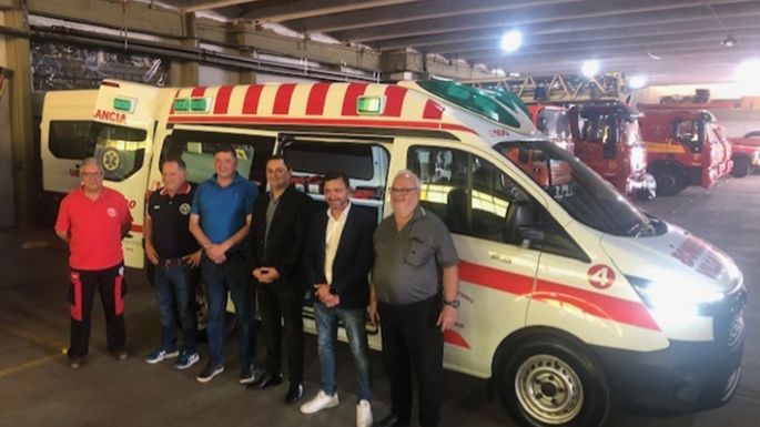 Bomberos, con nueva ambulancia