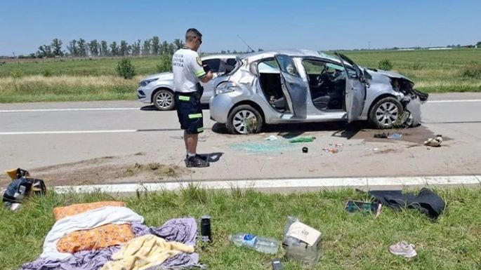 Despiste, vuelco y milagro en las proximidades de Tío Pujio
