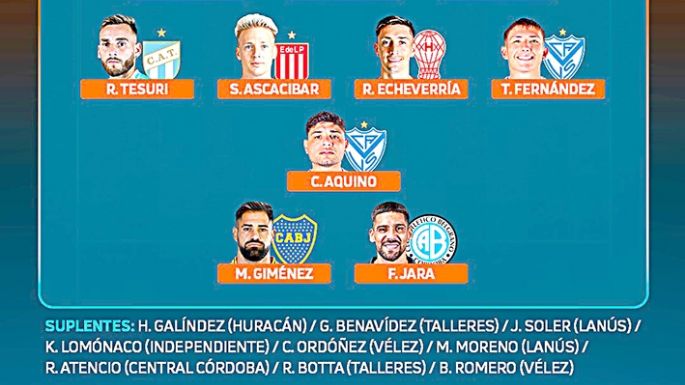 Jara, en el “once ideal” de la LPF