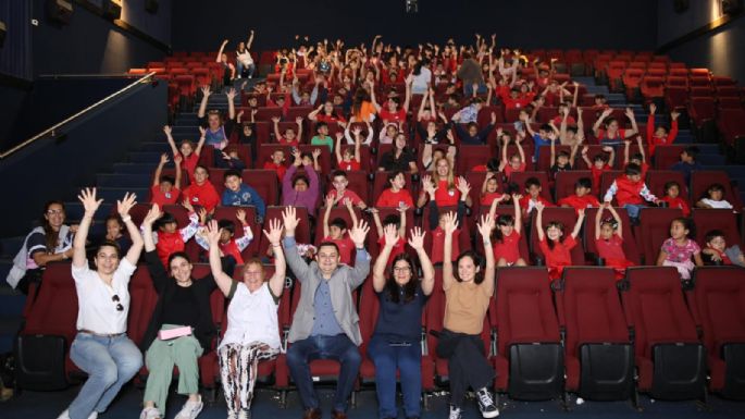 Alumnos de la escuela Urquiza tuvieron una función especial de "Moana 2" en SudCinemas