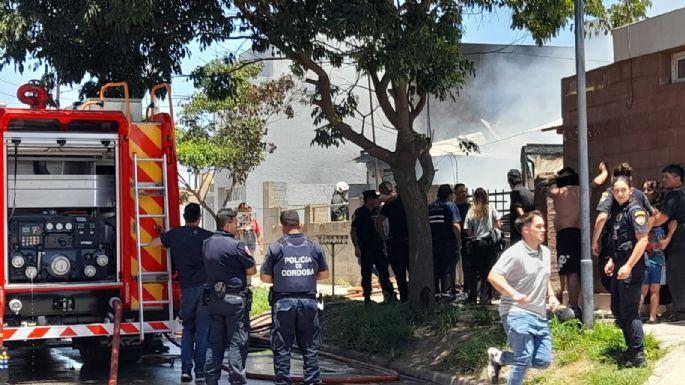 [Video] Trágico incendio: falleció la niña que había quedado atrapada adentro de la vivienda