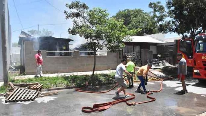 Un trágico incendio que enluta a la Villa