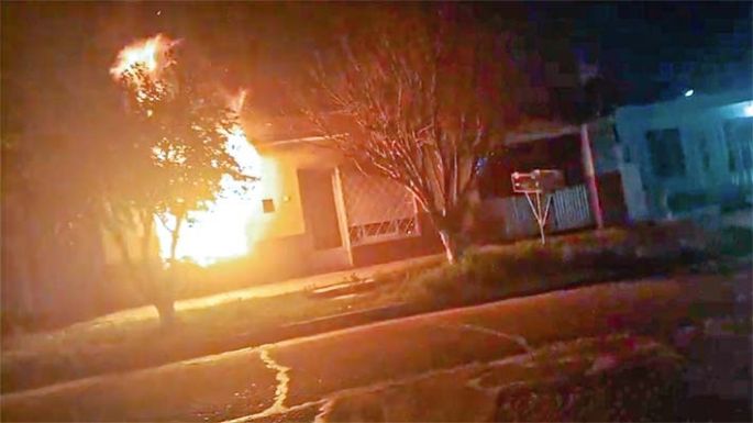 Incendio en una vivienda
