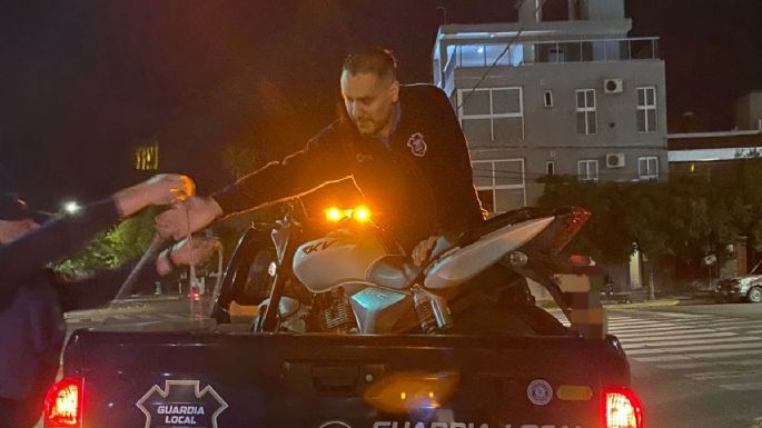 Retuvieron 30 motos y un auto durante el fin de semana
