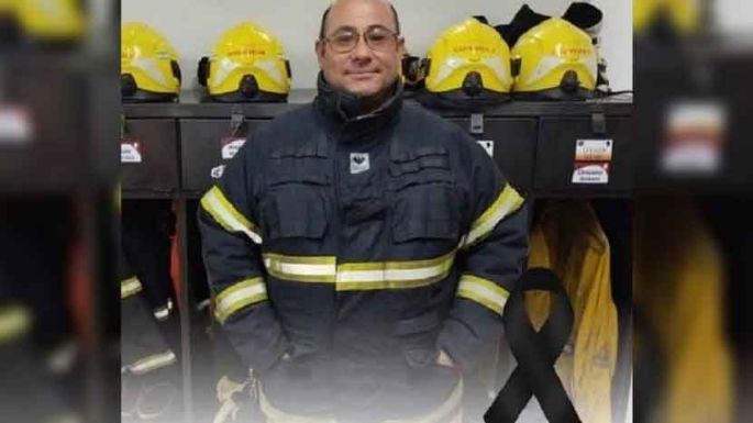 Falleció un bombero accidentado