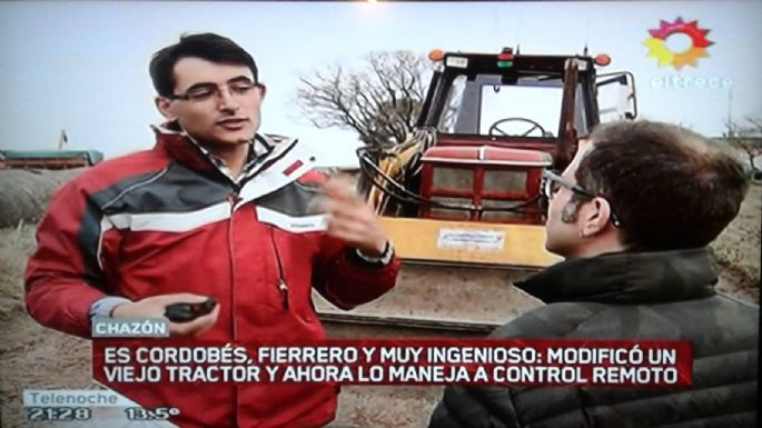 Falleció Diego Bocalón, el creador del primer tractor a control remoto