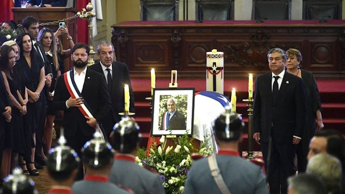 Despidieron los restos de Piñera