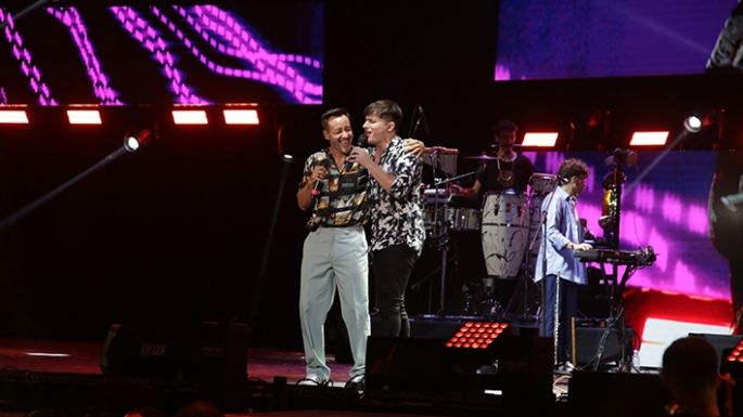 Nahuel Pennisi cantó con Luciano Pereyra en la tercera noche