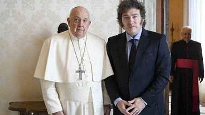 Una hora entre Milei y el Papa