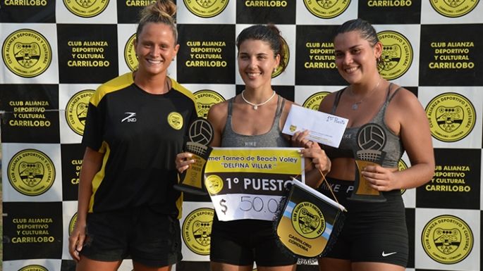 Los campeones del torneo “Delfina Villar”
