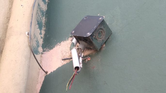 Robo de cables y roturas en Plaza Ocampo