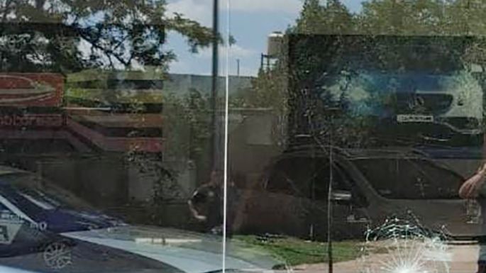 Cayó detenido por romper una vidriera