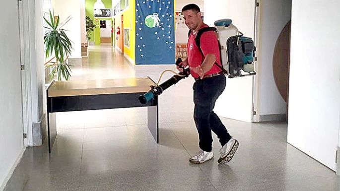 Desinfección en centros educativos