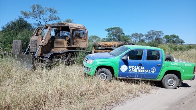 Policía Ambiental frenó desmontes ilegales en distintos puntos de la provincia