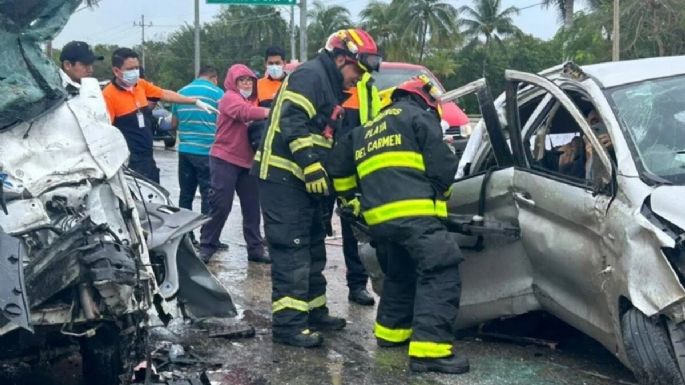 Murieron turistas argentinos en un accidente sobre una ruta cercana a Tulum