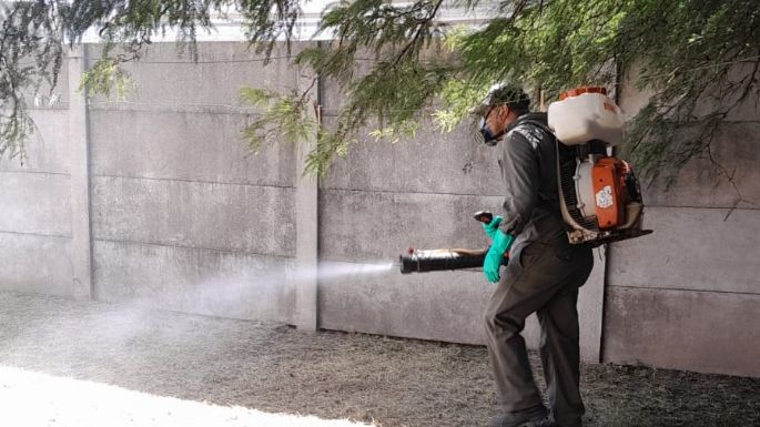 Operativo contra el dengue: fumigan el interior y el exterior de viviendas en zonas afectadas