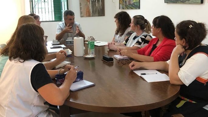 Reunidos para trabajar juntos