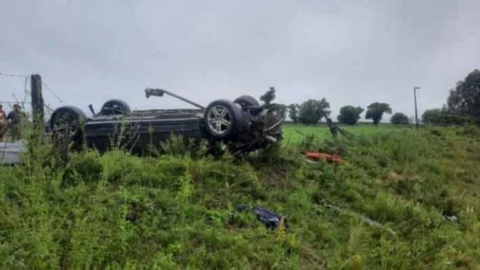 Tres jóvenes hospitalizados al despistar un auto en la ruta 11
