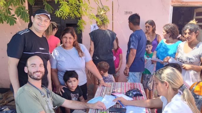 Más de 120 niños accedieron  al certificado de salud escolar