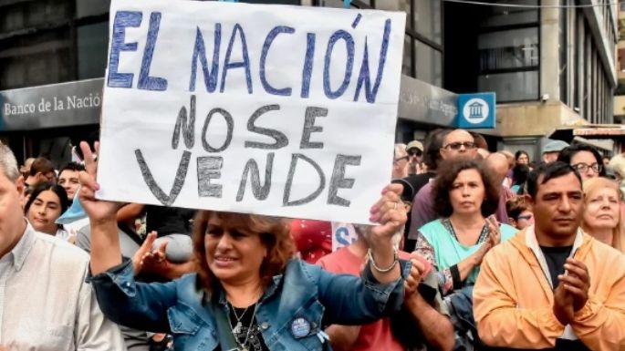 La Bancaria sale a la calle a juntar firmas por el Nación