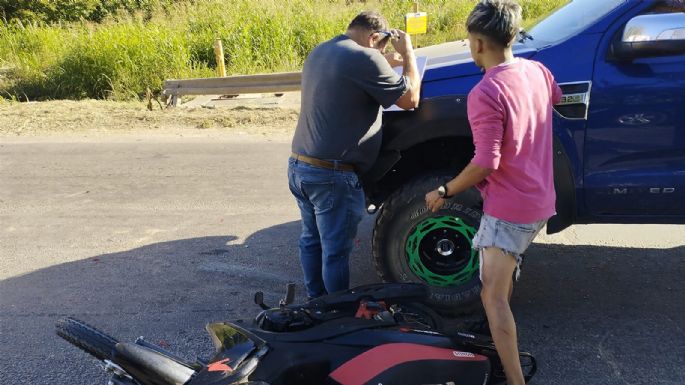“Yo no la choqué, participó un tercer auto del que nadie habla”