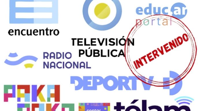 El Gobierno interviene los medios públicos