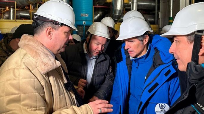 El argentino Grossi inspeccionó la  mayor central nuclear de Ucrania