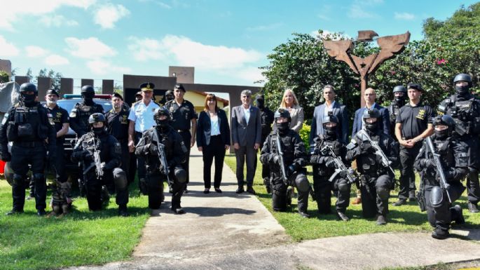 Bullrich visitó Córdoba y anunció la creación de un "grupo de elite" contra el narco