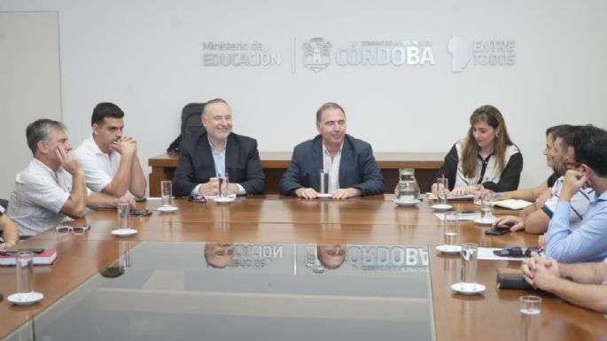 Accastello se reunió con el ministro de Educación de Córdoba