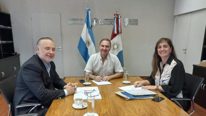 Accastello se reunió con el ministro de Educación de Córdoba