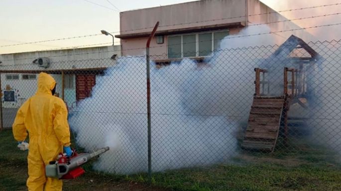 Fumigaron en ocho escuelas