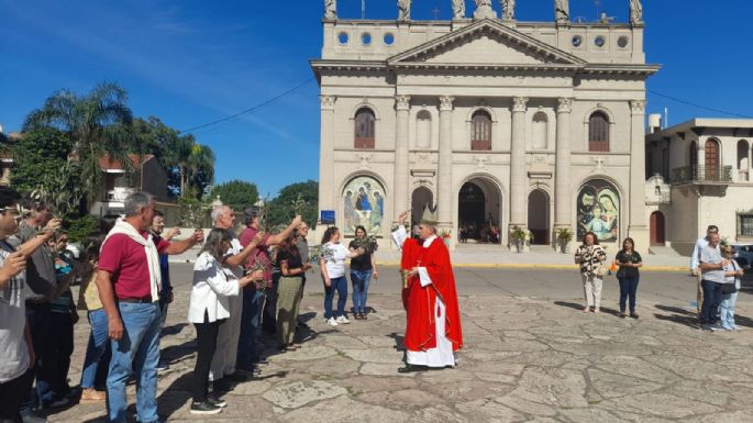 Vecinos participaron de la Misa de Ramos en la Catedral