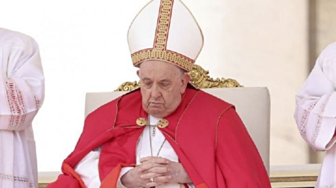 El papa no dio el sermón del Domingo de Ramos