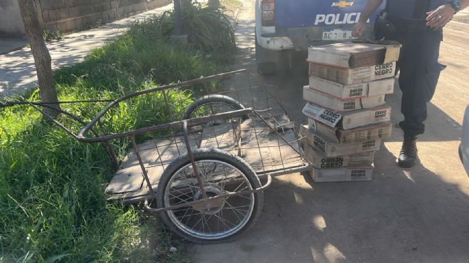 Robó nueve cajas de cerámicos en una obra y fue arrestado