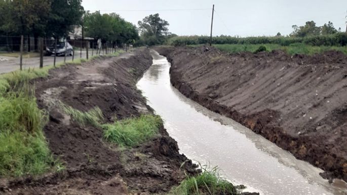 Funcionan los canales de desagües