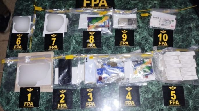 Una pareja detenida por realizar “delivery” de drogas en distintas localidades