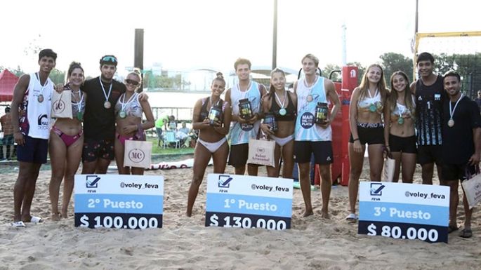 Salema-Luján y Díaz-Piatti, campeones en la costanera