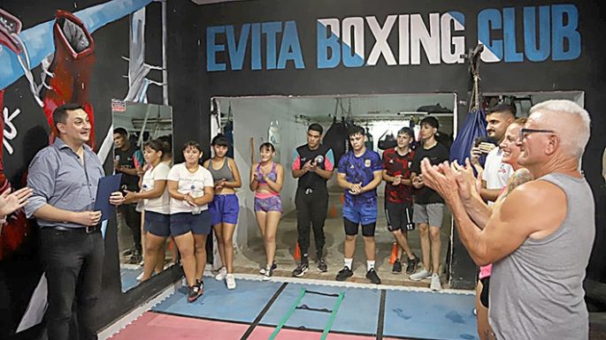 La Escuela de Boxeo “Evita” ya es una Asociación Civil