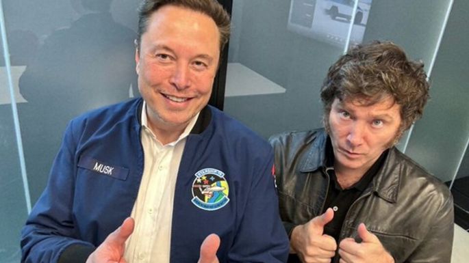 Milei con Musk