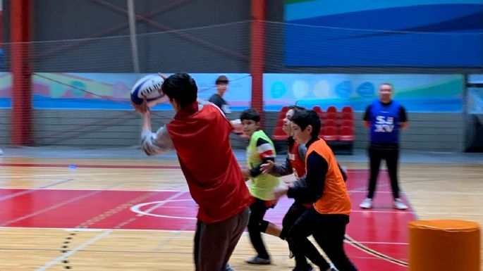 Se duplicó el grupo de chicos que participan del rugby inclusivo