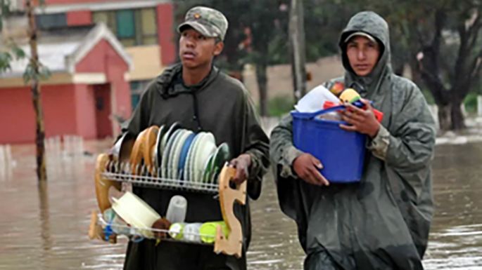 Bolivia: 55 muertos por las lluvias