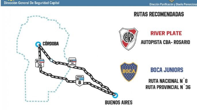 Todo listo para recibir el superclásico con hinchadas de ambos equipos