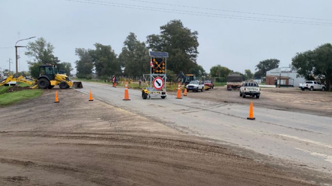 Corte y desvío en el tránsito sobre la ruta 158